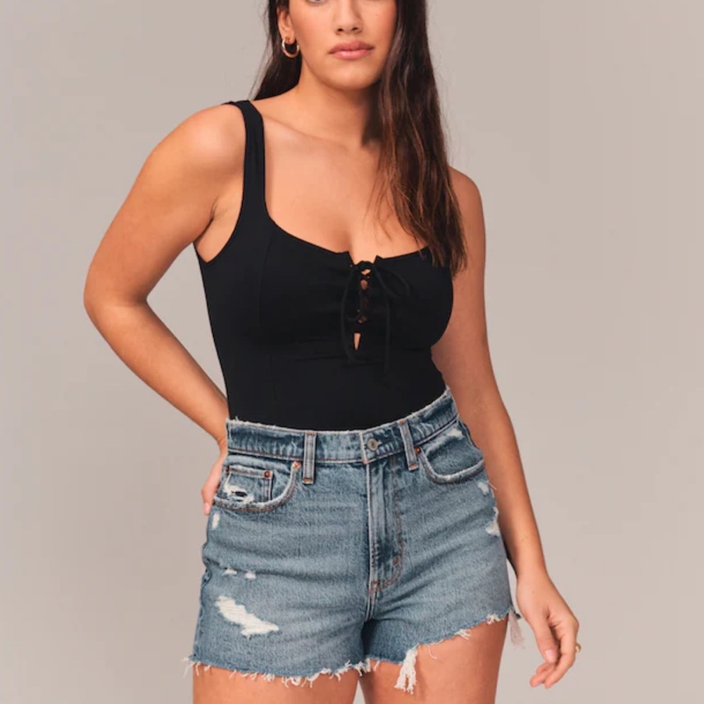 Abercrombie & Fitch Women's Blue Jean Shorts
